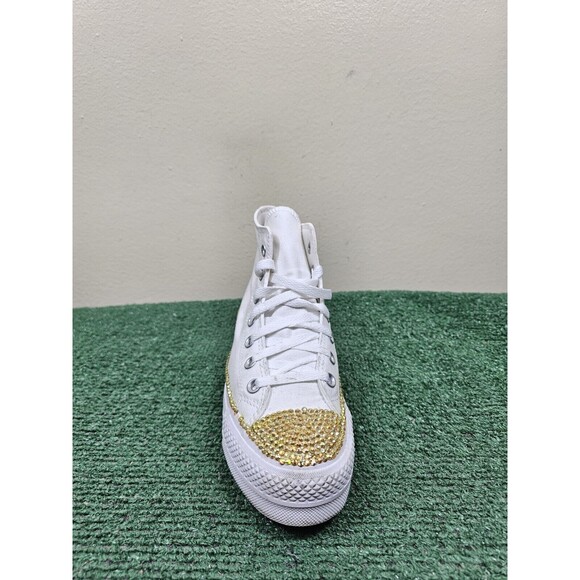 Converse by You Chuck Taylor All Star Platform Rhinestone Bling Womens 5.5 Shoes - Picture 8 of 12